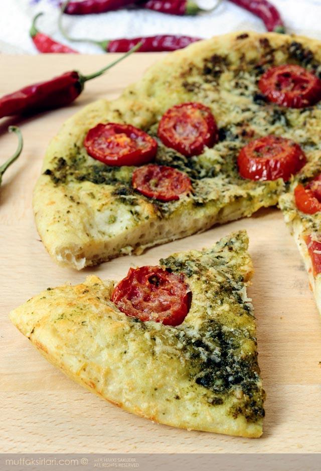 pesto_pizza Mutfak Sırları Pratik Yemek Tarifleri