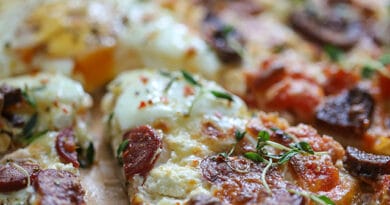 Lavaş Pizza – Kahvaltı Pizzası