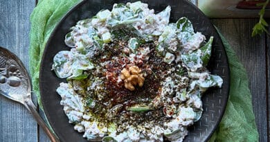Semizotlu Yoğurtlu Karabuğday Salatası