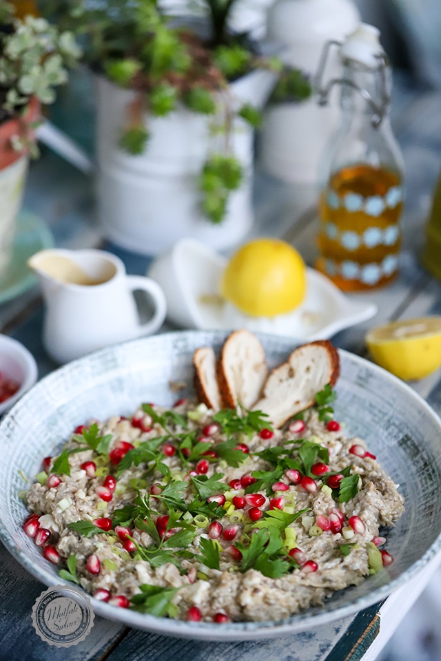 Beyaz Peynirli Patlıcan Salatası