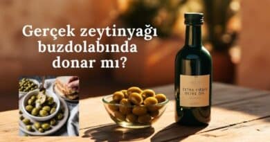 Gerçek zeytinyağı buzdolabında donar mı?