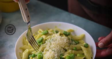 Kremalı Pesto Soslu Kalem Makarna tarifi
