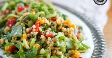 Semizotlu Bulgur Salatası