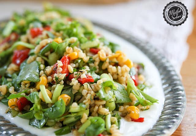 Semizotlu Bulgur Salatası