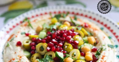 Izgara Zeytin Salatalı Mükemmel Humus
