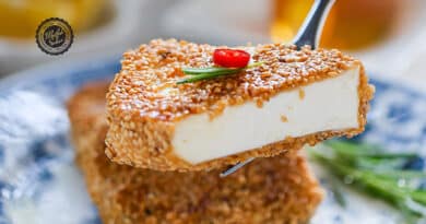 Ballı Susamlı Saganaki tarifi
