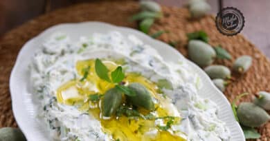Çağlalı Salatalıklı Kuru Cacık